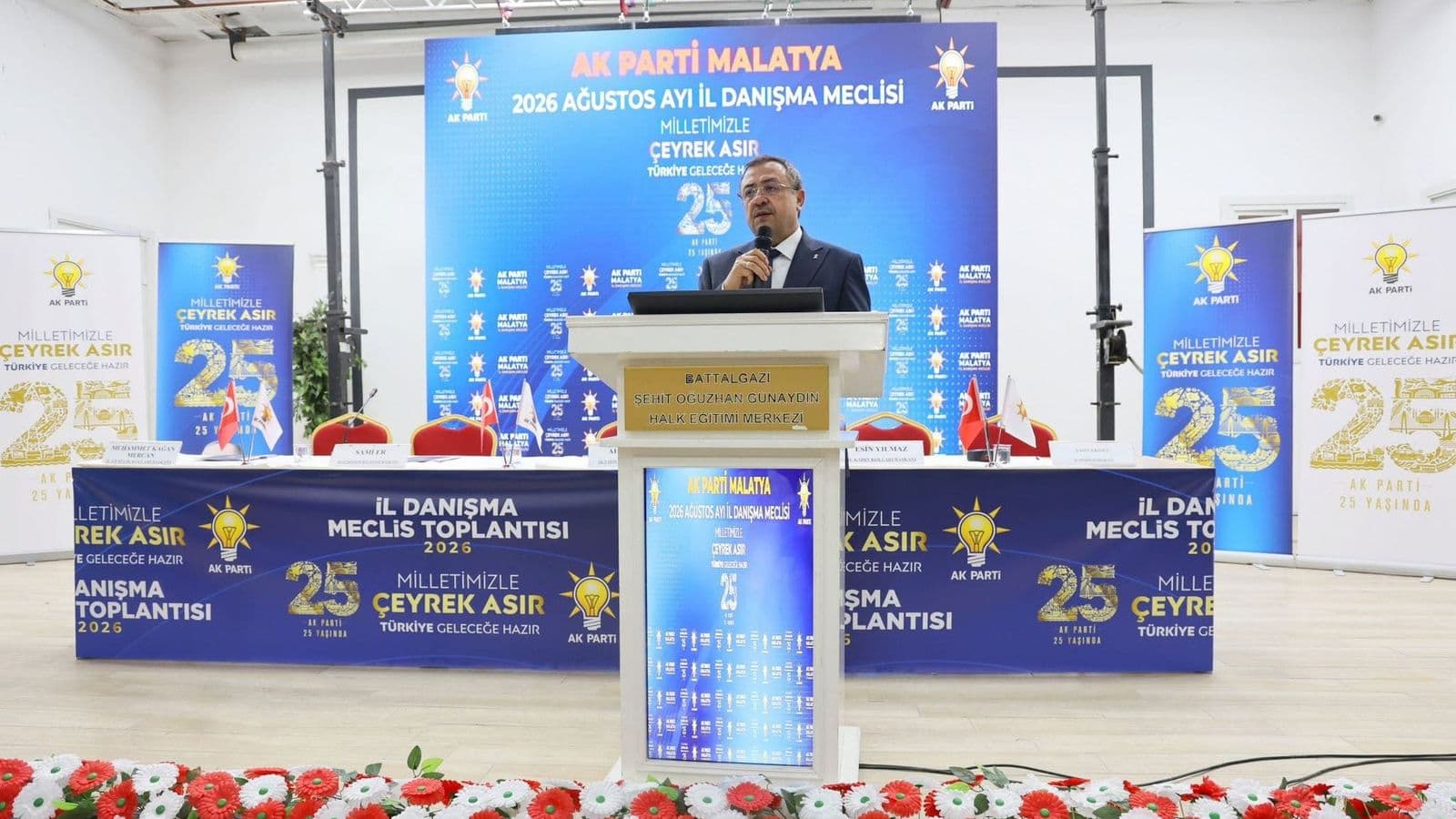 AK Parti Malatya İl Başkanı Bakan’dan 25. Yıl Açıklaması: "Türkiye’yi Geleceğe Hazırlıyoruz"
