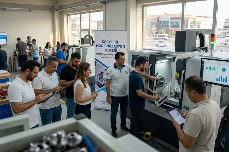 KOSGEB'den Sanayiciye 30 Milyon TL'ye kadar Finansman Desteği: Başvurular için Son Gün 15 Eylül!