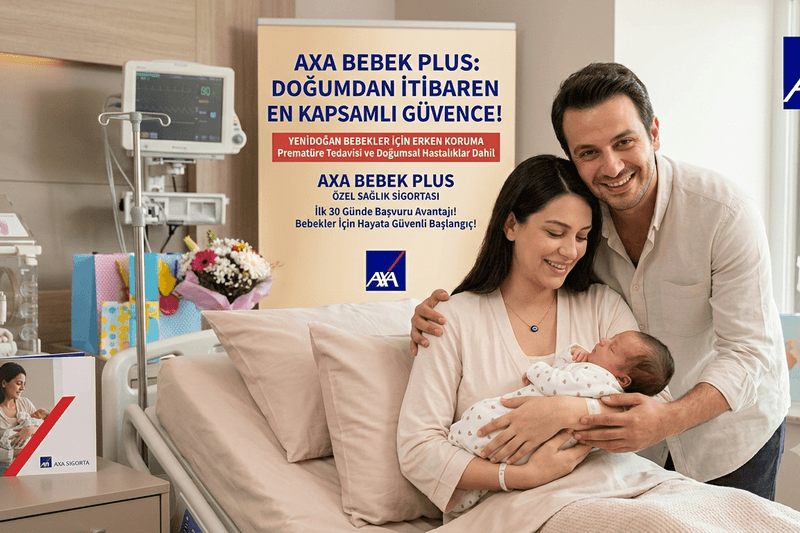 AXA Sigorta'dan Yeni Doğanlara Özel Güvence: "AXA Bebek Plus" ile İlk Günden Koruma