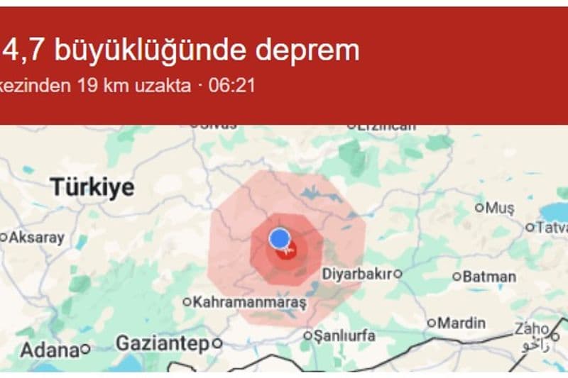 Malatya Güne Deprem Sarsıntısıyla Uyandı. Edinilen İlk Bilgilere Göre, Malatya Merkezine Yaklaşık 19 Kilometre Mesafede Sarsıntı Meydana Geldi.